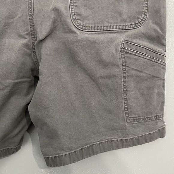 Carhartt‎ Shorts Mens 40 Relaxed Fit Gray Carpenter Work Canvas Rugged Flex - Picture 6 of 10